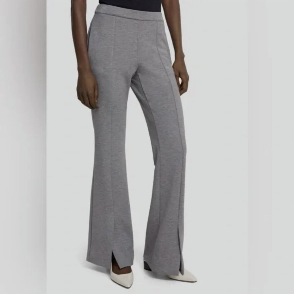NWOT Theory Slit Flared Pant in Double-Knit Jersey